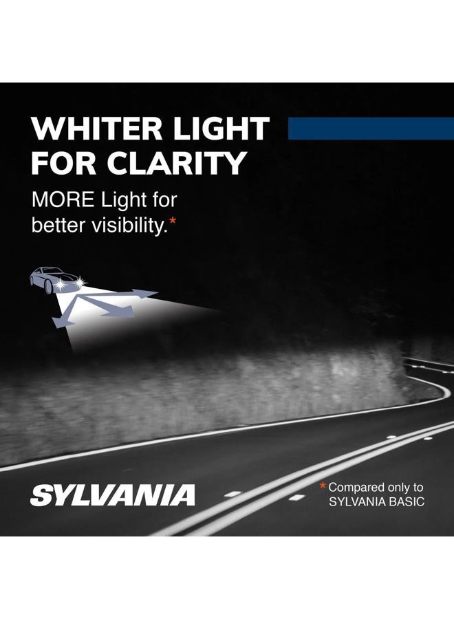 Sylvania 9006XS SilverStar - High Performance Halogen Headlight Bulb, High Beam, Low Beam and Fog Replacement Bulb, Brighter Downroad with Whiter Light (Contains 2 Bulbs) - Image 2