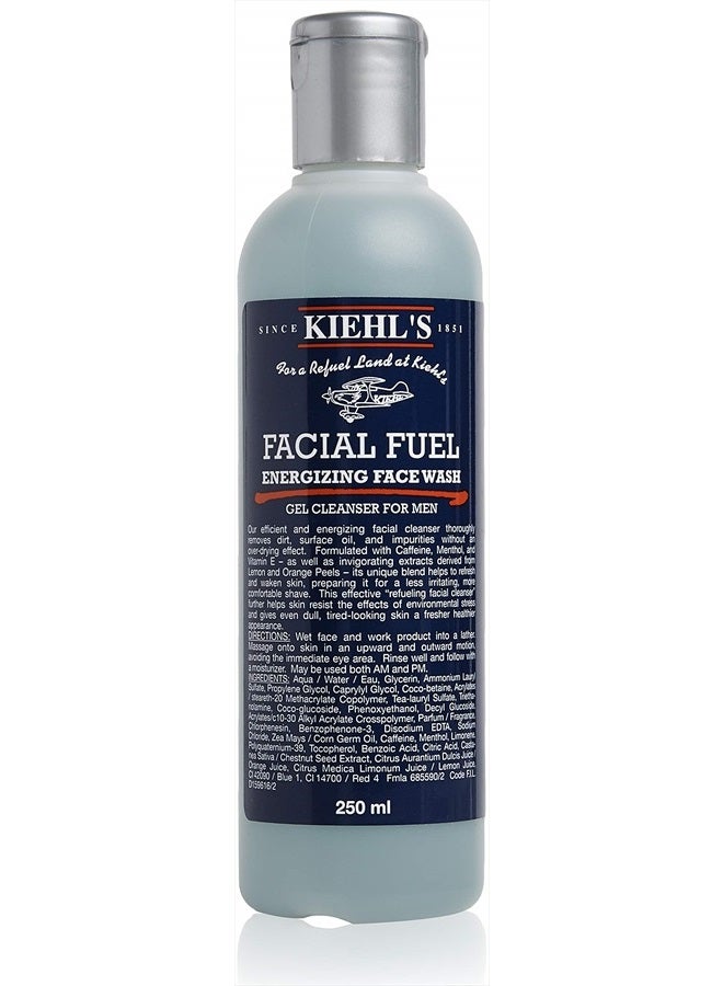 Kiehl's جل منظف للوجه منشط للرجال، 8.4 أونصة - Image 1