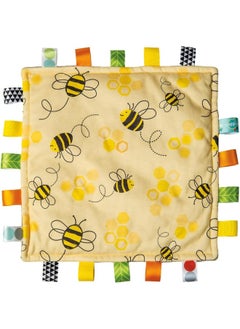 Mary Meyer Mary Meyer Taggies Original Blanket, 30 x 30-Centimetres, Bumble Bees  - Image 1