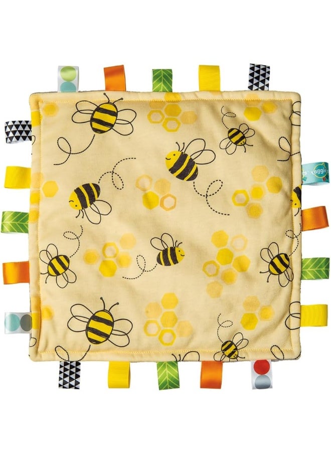 Mary Meyer Mary Meyer Taggies Original Blanket, 30 x 30-Centimetres, Bumble Bees  - Image 1
