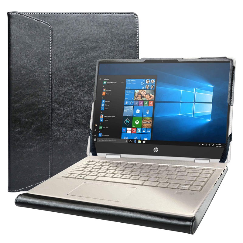 Alapmk Protective Case for Lenovo IdeaPad Slim 3 Chromebook Gen 8/Yoga Pro 9i Gen 8 14,Case for HP Chromebook x360 14a-caXXXX 14a-ca0030wm & Vostro 14 3430 3435/Latitude 3445 Chromebook 14",Black - Image 1