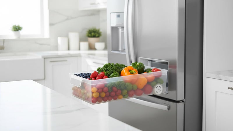 Gondol Roll-in Compact Refrigerator Organizers 160 * 310 * 82 mm transparent - Image 5