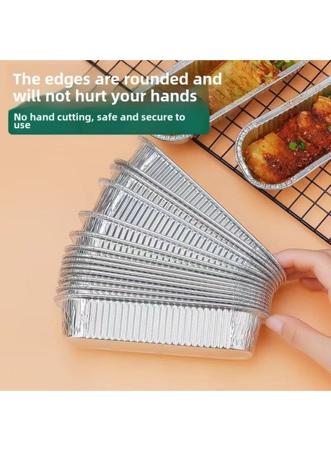Thickened Air Fryer Tin Paper Box Special Paper Tray High Temperature Food Grade Oven Baking Bowl Disposable Sweetheart Packaging-Specifications:High Temperature Resistant  Reusable-Capacity:Enlarged And Thickened  Non-stick And Non-focus  - Image 4