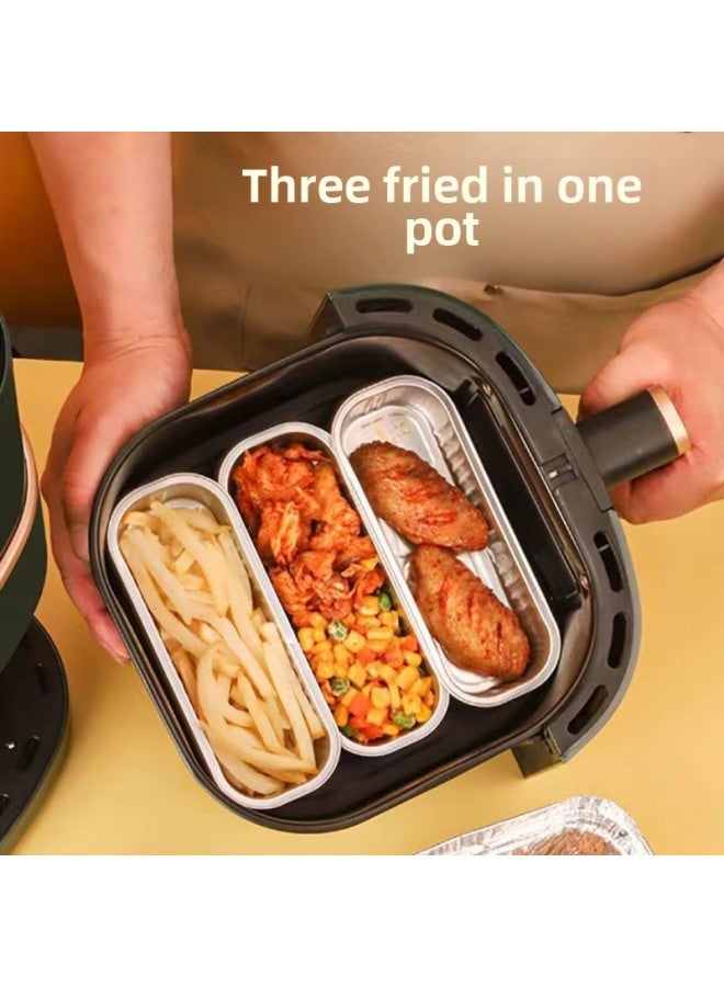 Thickened Air Fryer Tin Paper Box Special Paper Tray High Temperature Food Grade Oven Baking Bowl Disposable Sweetheart Packaging-Specifications:High Temperature Resistant  Reusable-Capacity:Enlarged And Thickened  Non-stick And Non-focus  - Image 3