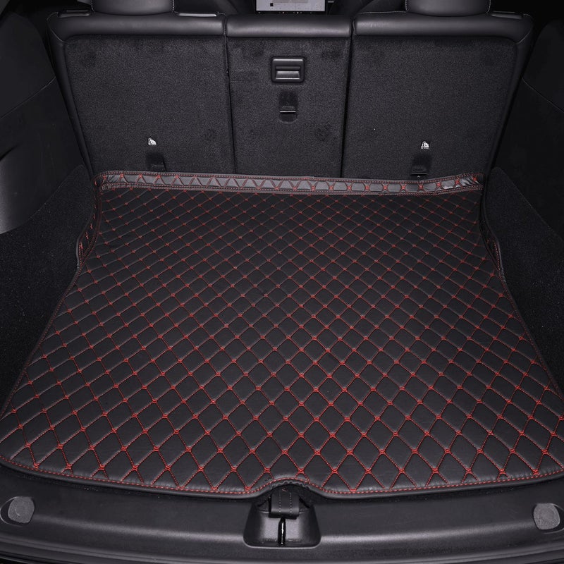 Black Line Trunk Mat For BMW X5 2004-2007 Cargo Area Protection Stylish Design - Image 3