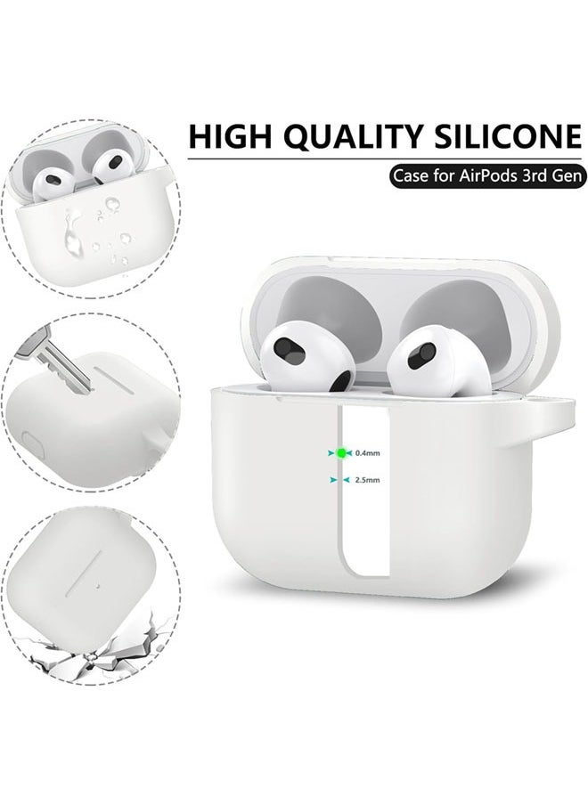 SJet - Soft Silicone Protective Case for AirPods 4 with Cleaner Kit and Keychain(Clear) - Image 1