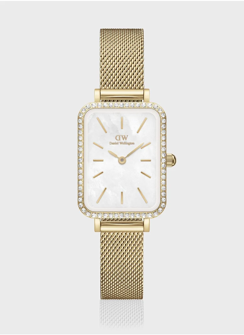 DANIEL WELLINGTON Quadro Mesh Strap Analog Watch