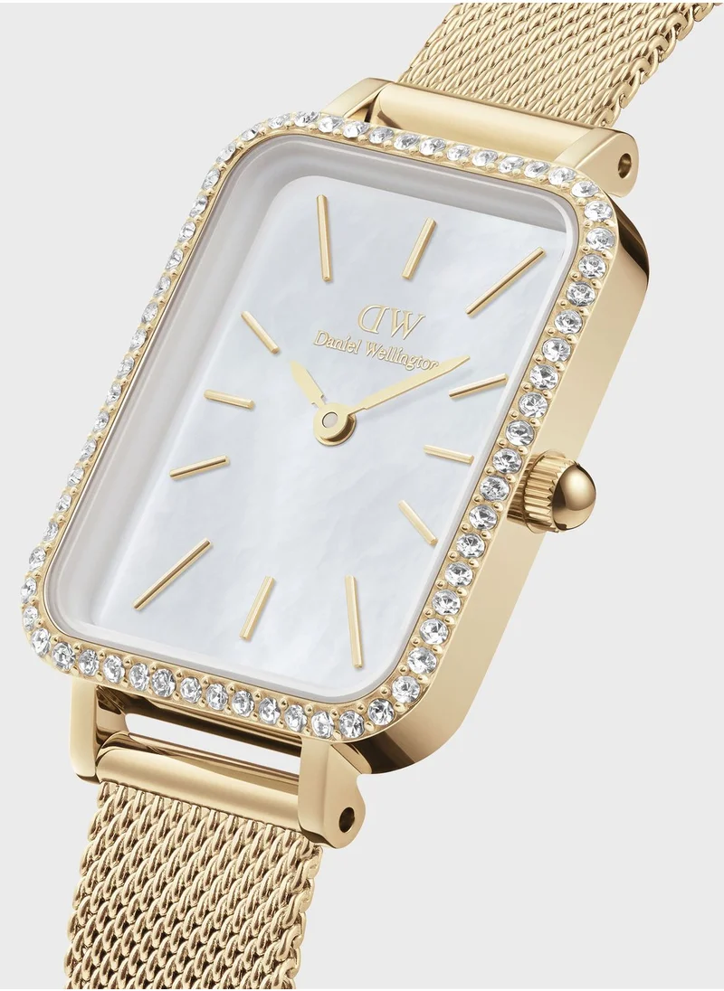 DANIEL WELLINGTON Quadro Mesh Strap Analog Watch