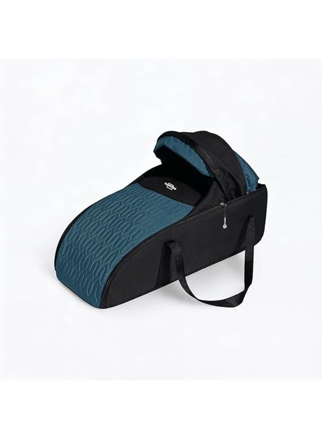 Petit Bebe Allure Baby Carrycot, Dark Blue - Image 1