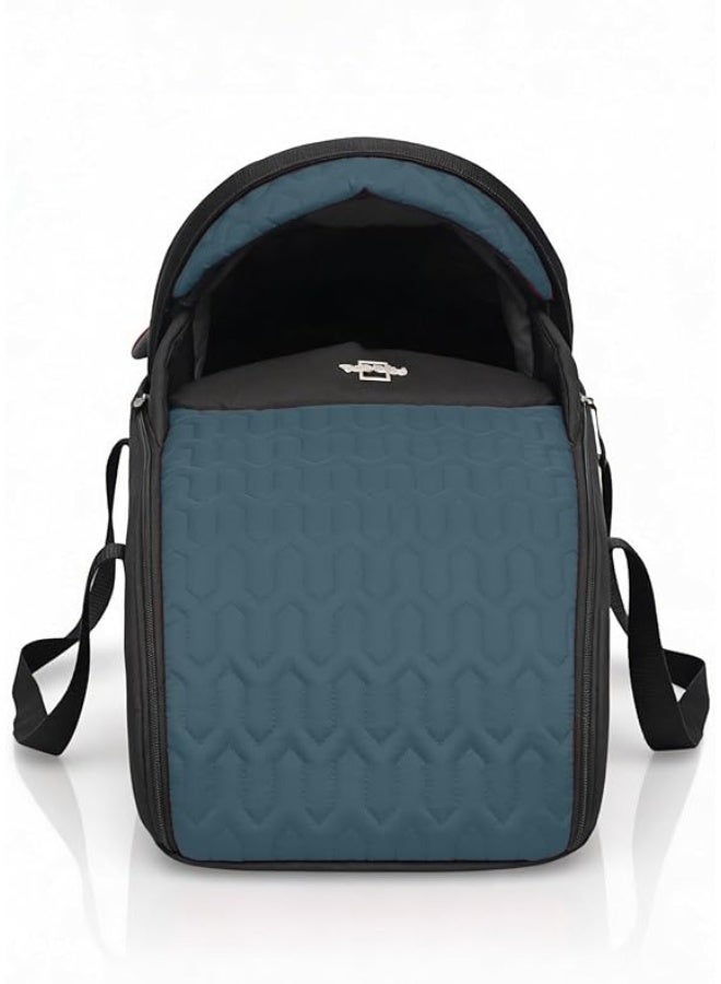 Petit Bebe Allure Baby Carrycot, Dark Blue - Image 2