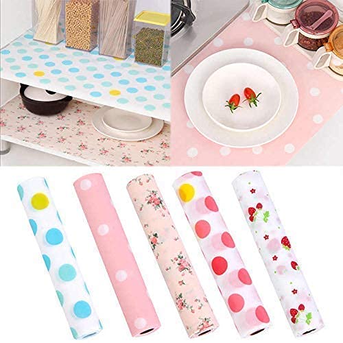 FOMQUAZLI FOMQUAZLI Drawer Mat Antibacterial Cabinet Moisture pad Plastic Anti Slip Cupboard Table mat Organizer Shelf Liner Household Wardrobe mat for Kitchen Office 30300CM 1PCS  - Image 5
