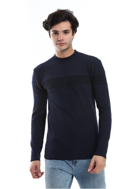 Wool Mens Pullover With Multi Design