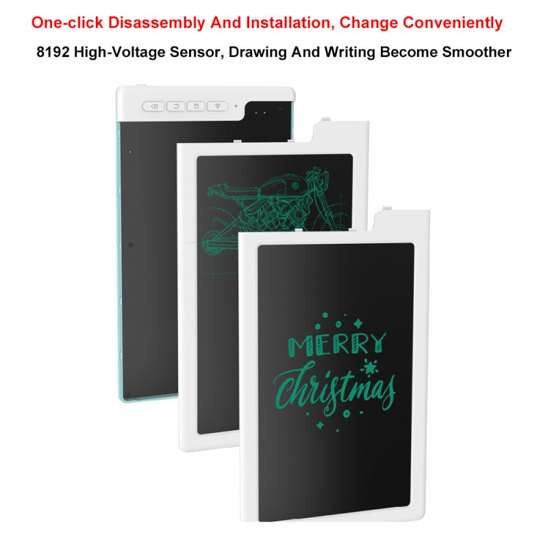 Electronic Tablet: White, Fast Response (230PPS) Passive Pen - True Writing Experience (5080LPI) Multi-Functional Writing Tool for Online Teaching, Drawing, Calligraphy Practice - Image 4