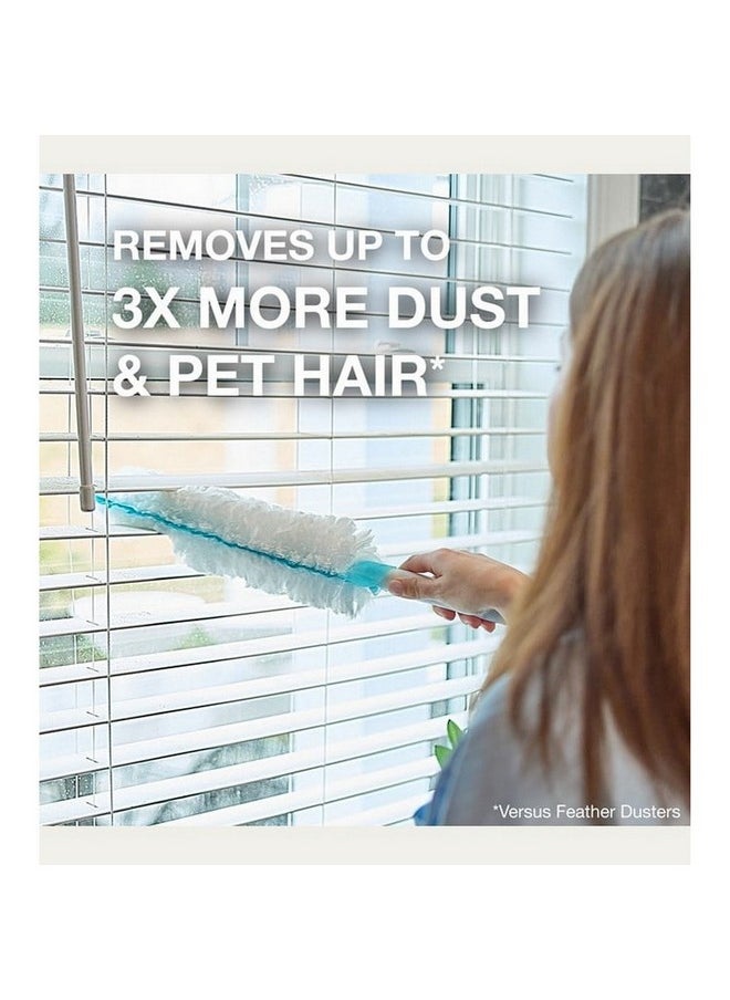 High Performance Dusting System Electrostatic Action Disposable Duster White 19.51 x 7.01 x 12.6 cm AX0003683