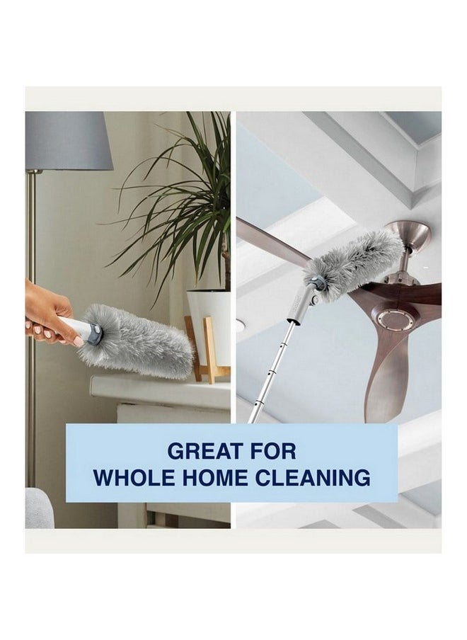 High Performance Dusting System Electrostatic Action Disposable Duster White 19.51 x 7.01 x 12.6 cm AX0003683