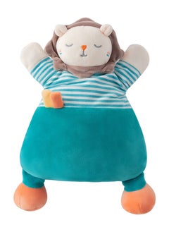 Multi-functional soothing animal shaped soft bean touched sense doll, light and soft food-grade chewable material, soothing teether (Sheep)