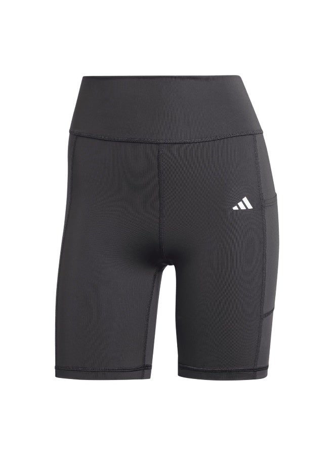 Adidas Opt St 7Inch L Black Training Tights For Women 2XS - Image 1
