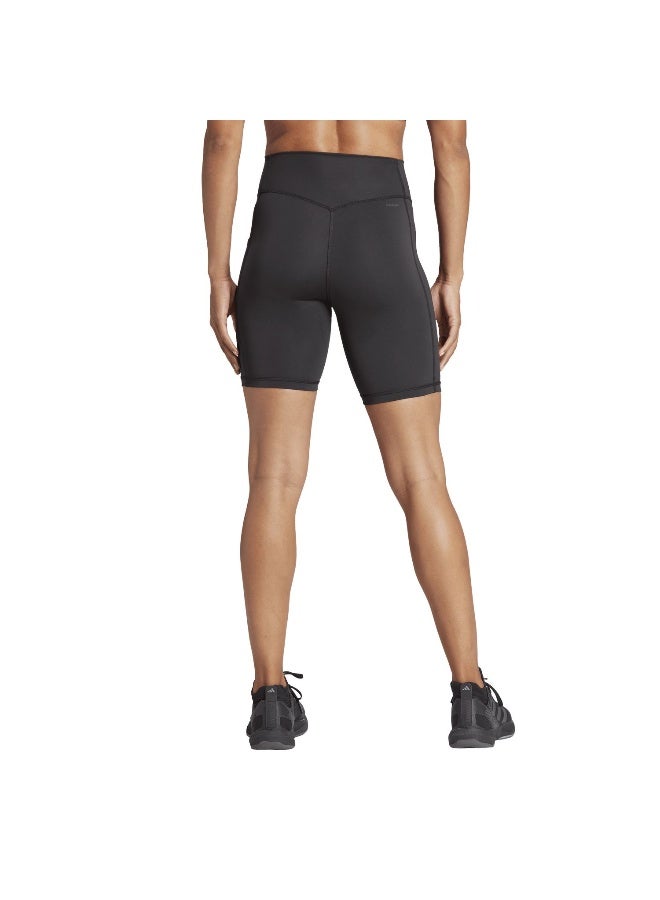 Adidas Opt St 7Inch L Black Training Tights For Women 2XS - Image 4