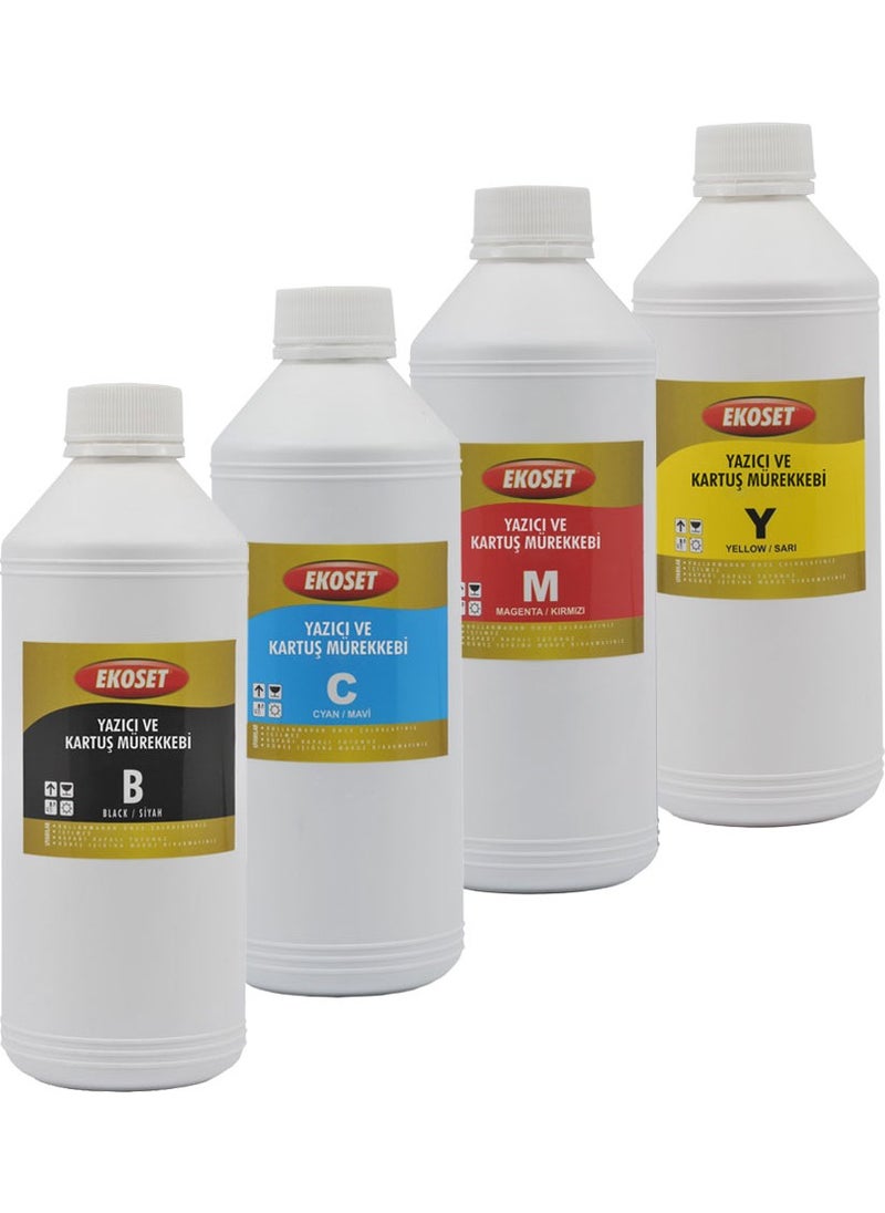 Ekoset Canon G3420 G3430 G3460 Compatible Compatible Ink Mega Size 4x1 Liter  - Image 1