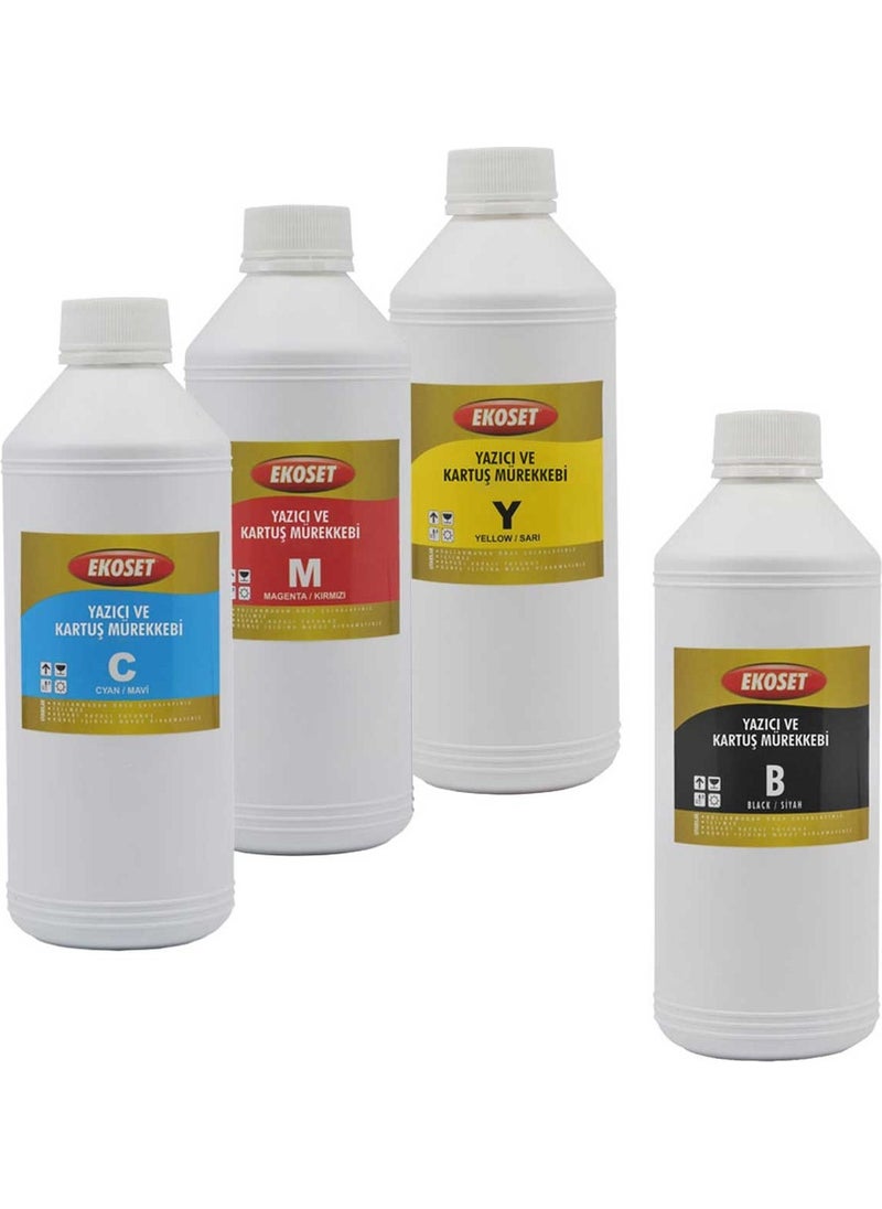 Ekoset Canon G3420 G3430 G3460 Compatible Compatible Ink Mega Size 4x1 Liter  - Image 2