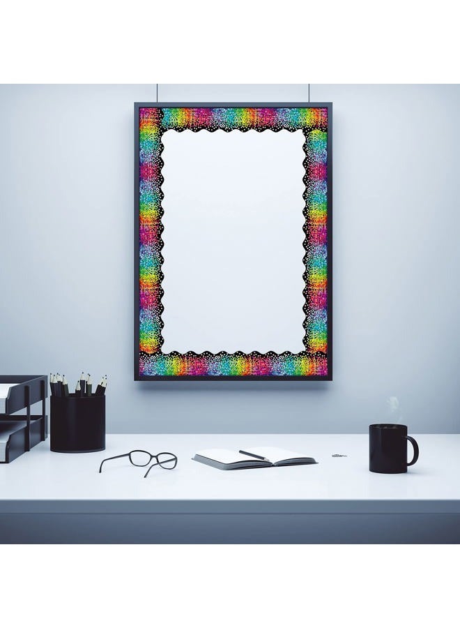 Tenare Colorful Dot Trim Border Confetti Bulletin Board Border Trim Self Adhesive Border Classroom Decoration Back to School Decorations Border for Bulletin Board Office Chalkboard Decor, 49.2 Feet - Image 5