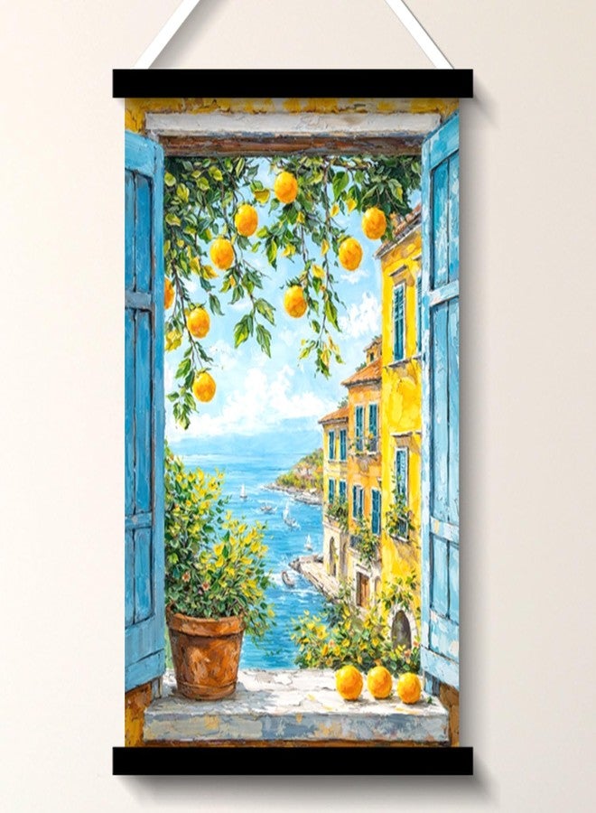 tinywalk Framed Wall Art Painting for Living Room, Bedroom & Office | Home Wall Décor | 12 x 18 Inches | Modern art Painting for Living Room | Decor Hanging Ornaments (Window) - Image 5