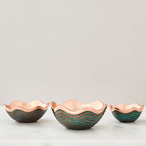 nambe Copper Canyon Bowl | 10-Inch Fruit Bowl for Kitchen Counter, Table, Mantel Décor | Decorative Scalloped Edge Vegetable Basket | Salad Serving Bowl | 2.5 Quart - Image 4