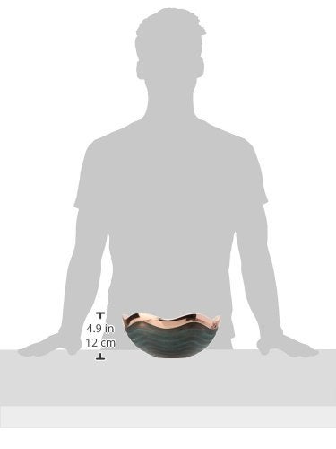 nambe Copper Canyon Bowl | 10-Inch Fruit Bowl for Kitchen Counter, Table, Mantel Décor | Decorative Scalloped Edge Vegetable Basket | Salad Serving Bowl | 2.5 Quart - Image 3