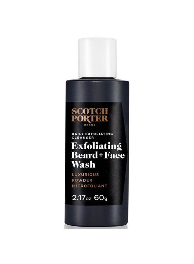 scotch porter Exfoliating Beard Wash & Face Cleanser For Men, Travel Friendly | Formulated With Non-Toxic Ingredients, Free Of Parabens, Sulfates & Silicones | Vegan | 2.17 Oz Bottle - Image 1