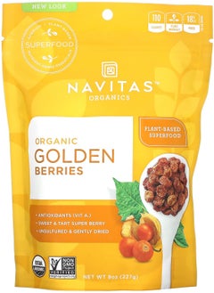 Navitas Organics Organic Golden Berries, 8 oz (227 g) 