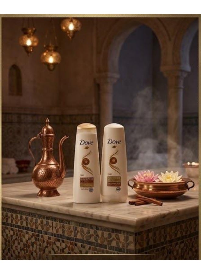 دوف شامبو زيت مغذي 350 مل + دوف بلسم زيت مغذي 350 مل (قد يختلف شكل العبوة) - Image 5