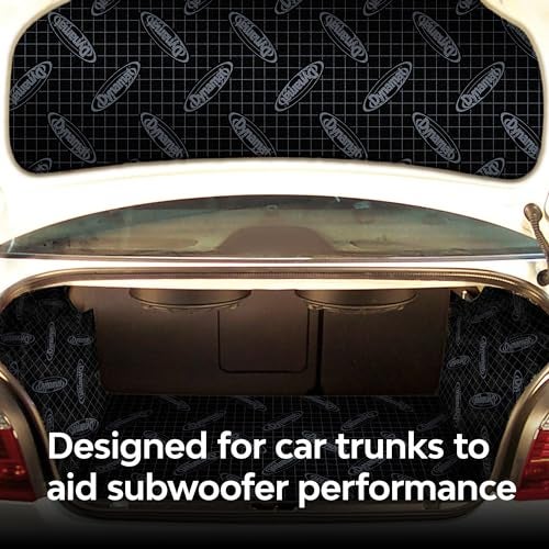 Dynamat Xtreme Sound Deadening Car Insulation Trunk Kit 19405 – Pre Cut Noise Dampening to Help Your Subwoofer Perform – Easy Self Adhesive Install – Made in USA – 5 Sheets 18”x32”, 20 sq ft total - Image 5