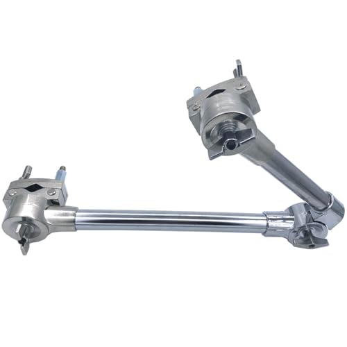 TUOREN Drum Multi Clamp Adjustable Double Drum Rack Clamp 360 Rotating Cymbal Stand Mounting Extension Clamp for Drum Set Cymbal Stand Hardware Part Accessories - Image 1
