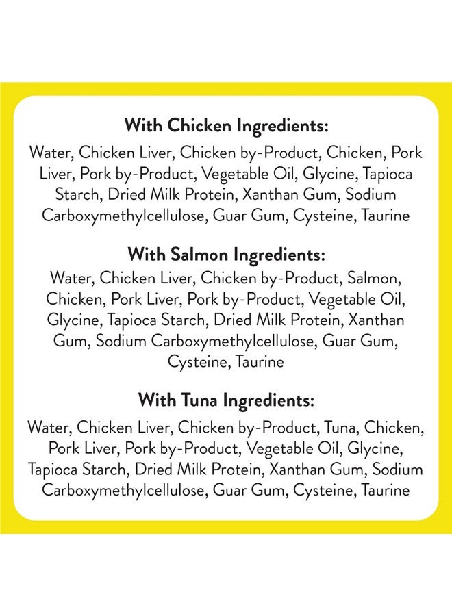 Temptations Creamy Puree With Chicken, Salmon, And Tuna Variety Pack Of Lickable, Squeezable Cat Treats, 0.42 Oz Pouches, 48 Count - Image 4