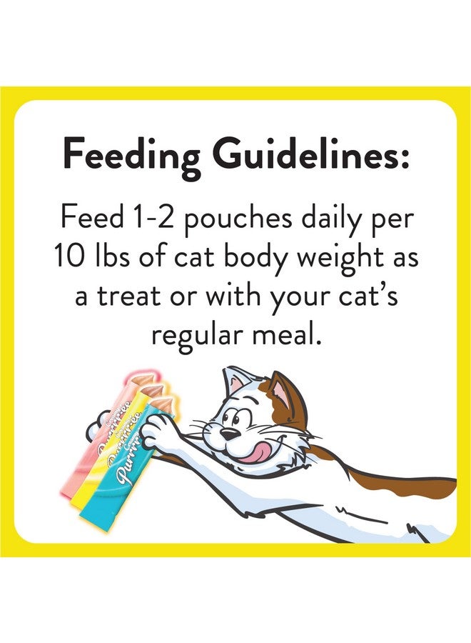 Temptations Creamy Puree With Chicken, Salmon, And Tuna Variety Pack Of Lickable, Squeezable Cat Treats, 0.42 Oz Pouches, 48 Count - Image 5