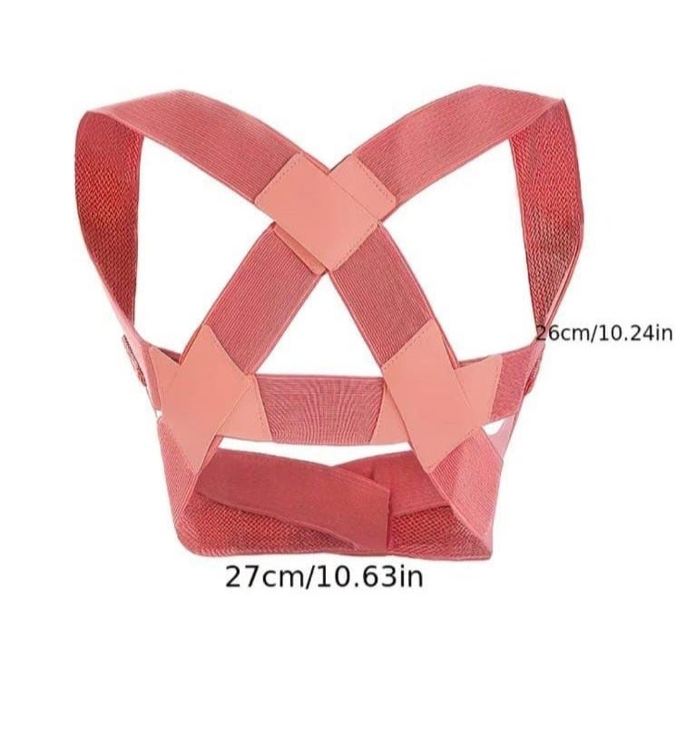 BOLREUS 1 Pc Women’s Adjustable Posture Corrector Back Brace, Invisible Under Clothing, Breathable Support Belt for Back & Shoulder Alignment, Comfortable Daily Wear for Office, Gym & Travel - Image 3