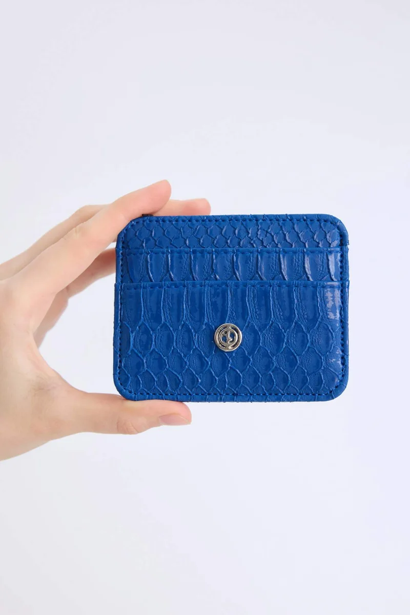 Defacto Woman Animal Faux Leather Business Card Wallet