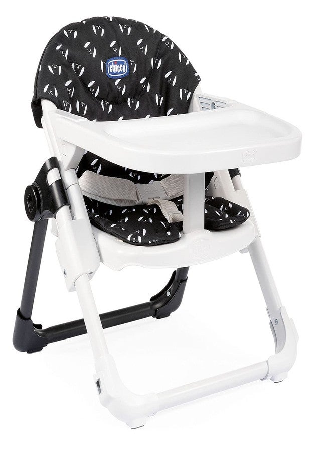 Chicco Chairy, 2-in-1 Booster Seat and First Chair with 4-Height Adjustments & Safety Belt, For Babies 0m+, (Sweetdog, Black & White) - Image 1