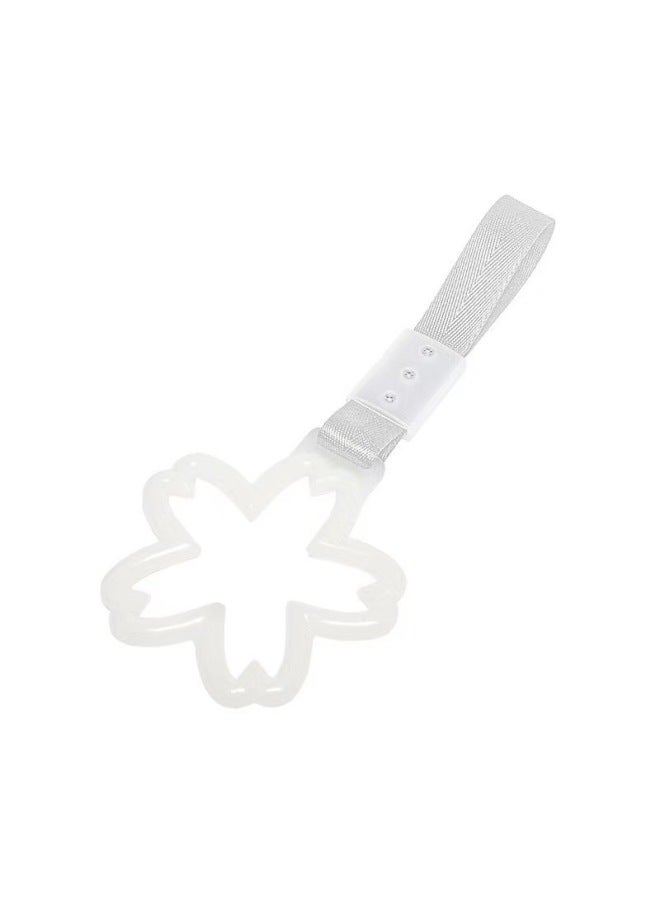Nylon Jdm Cherry Blossom Star Car Electrostatic Belt Decorative Warning Hanging Ring Rear Bumper Car Hand  Ring
