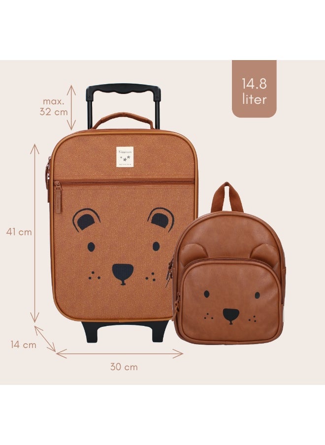 Kidzroom Trolley suitcase Kidzroom Brown Bear  - Image 5