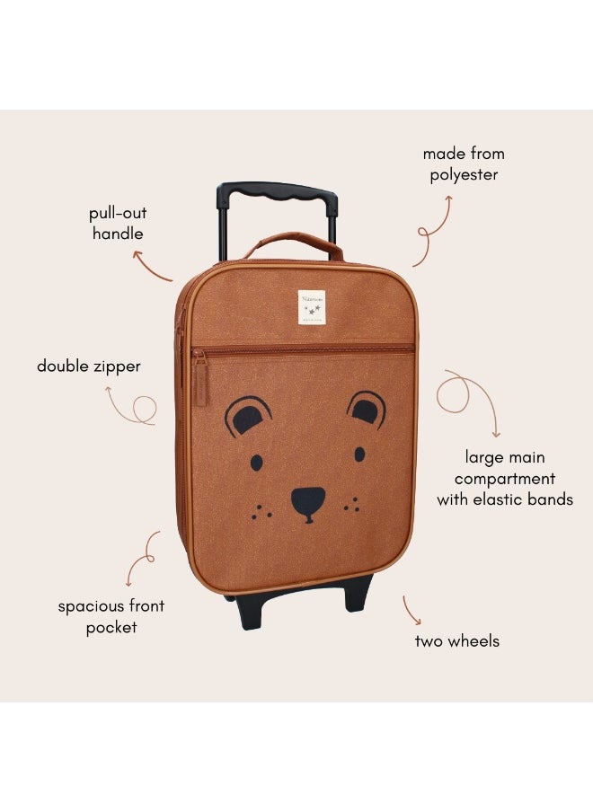 Kidzroom Trolley suitcase Kidzroom Brown Bear  - Image 4