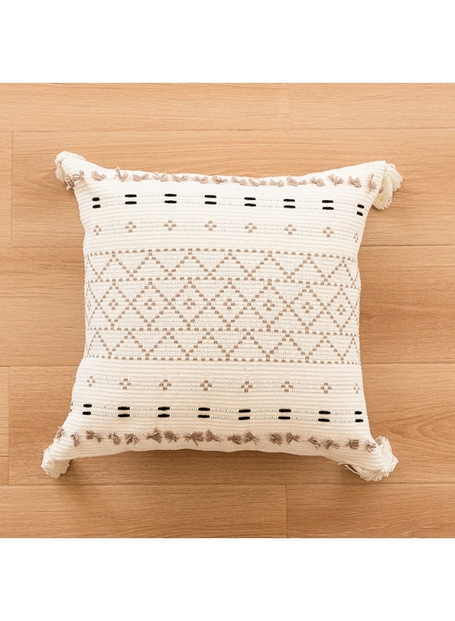 Household minimalist sofa pillow, including pillow core, decorated with geometric modern patterns sofa bedroom living room (45x45cm) - Image 2