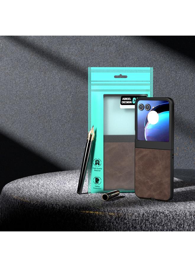 اس-توب جراب لهاتف Motorola Razr 50 مصنوع من جلد البولي يوريثان غير اللامع - Image 4