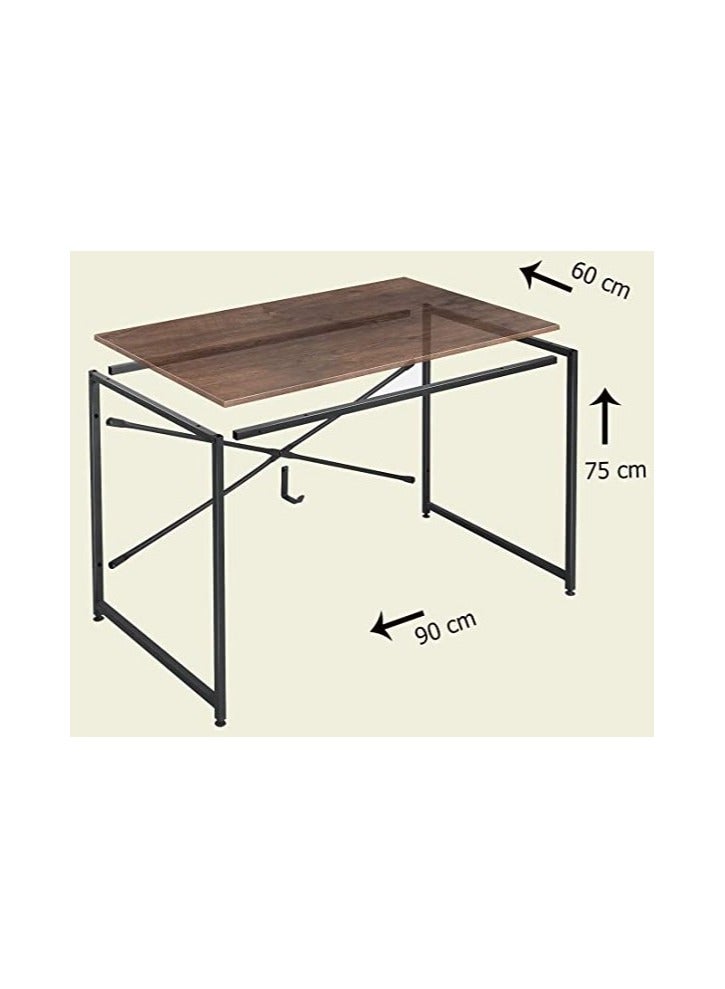 مكتب 90*60 سم قابل للفك والتركيب - بني - Image 4