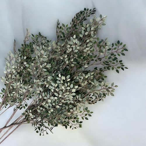 Fox & Fern Artificial Green Leaves Stick (Pack of 1) | Real Touch Leaves | Ornamental Stick Best for Gifting, Party, Home Decor (Ht. 100CM) GAAFWG-100G (Green) - Image 2