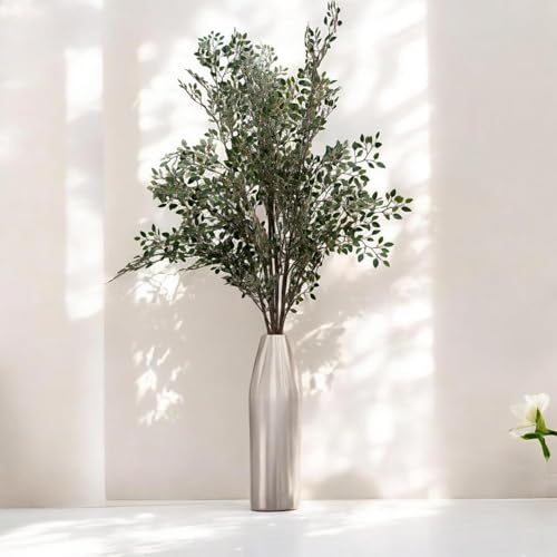 Fox & Fern Artificial Green Leaves Stick (Pack of 1) | Real Touch Leaves | Ornamental Stick Best for Gifting, Party, Home Decor (Ht. 100CM) GAAFWG-100G (Green) - Image 3