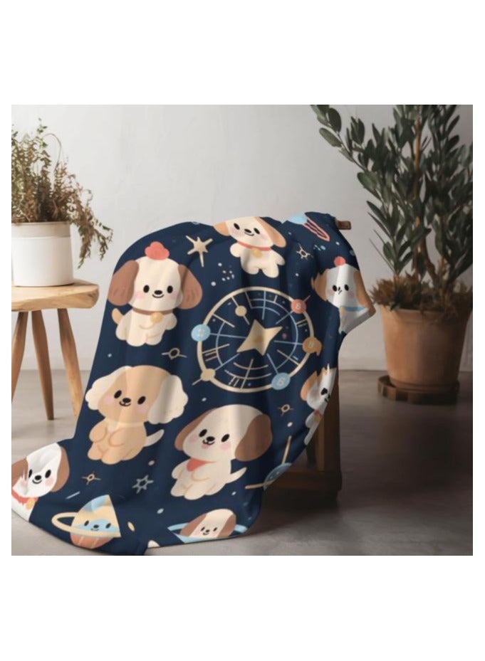 عام بطانية رقيقة من الفانيلا (دافئة ومريحة، ومناسبة للنوم واستخدام الألعاب وإزالة الغبار ومقاومة للرمل) 150 سم * 200 سم - 937 - Image 5