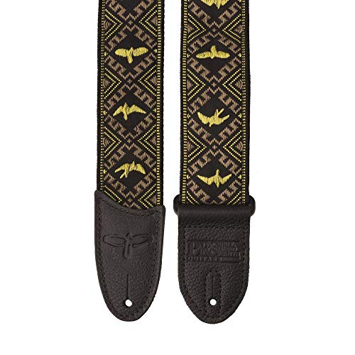 PRS Guitars Hootenanny Style 2" Strap Yellow Birds (102510::014:) - Image 2