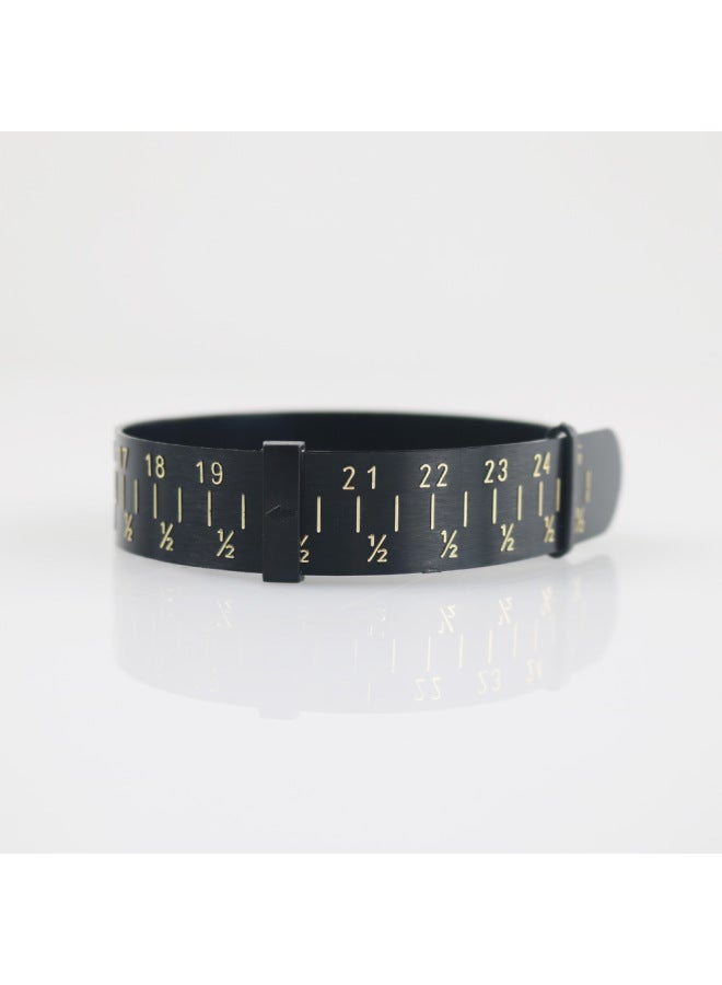 PU Bracelet Measuring Soft Ruler Wrist Size Measuring Circle Belt Style Standard Bracelet Measuring Circle Explosions-Model:Black Bracelet Measuring Strap  - Image 1