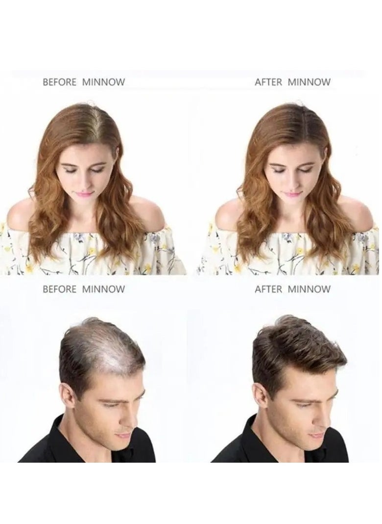 Sevich Hairline Powder, Waterproof Hair Fiber Instant Hair Shadow, Portable Quick Magical Hair Fluffy Powder, Hair Color Dye Forehead Hair Line Filling Powder For Bald Spot Cover Up, (`1pc, Brown 2)  - Image 5